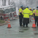 Illustration for article titled Fat-Ass Fire Truck Sinks Into Pavement